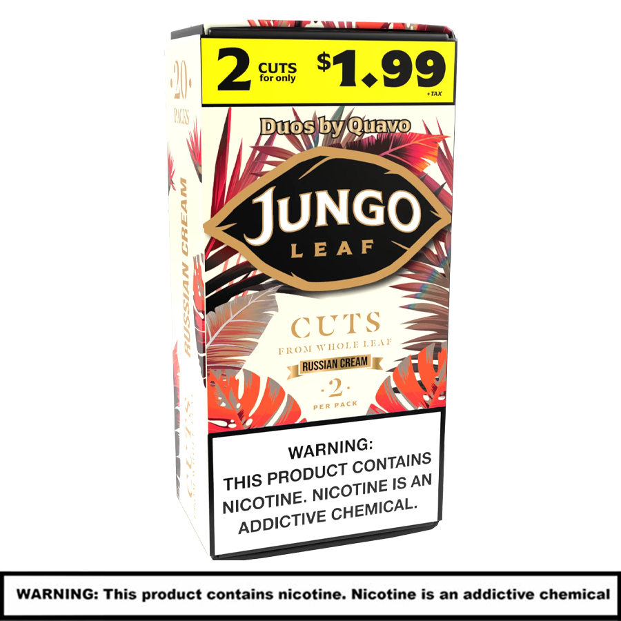 Jungo Duos By Quavo Leaf (2 For $1.99) | 2 Pack | 20 Count Display product image